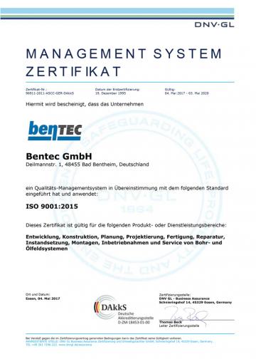 Bentec-ISO-9001-2015-Certificate-German-1-2
